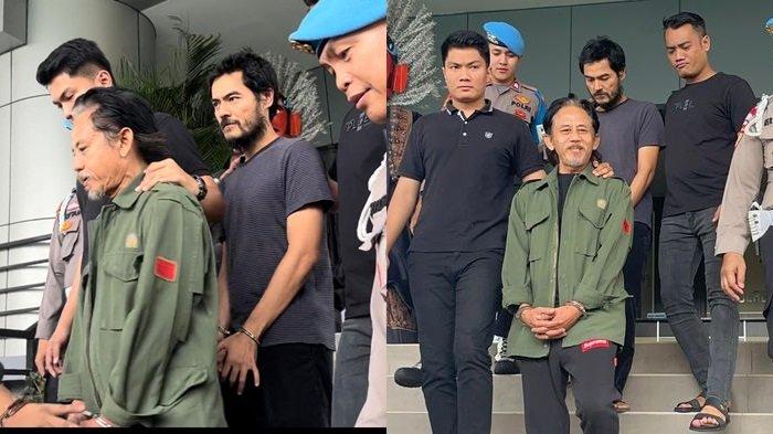 Epy Kusnandar dan Yogi Gamblez menjalani pemeriksaan kesehatan di Polres Metro Jakarta Barat pada Sabtu (11/5/2024).