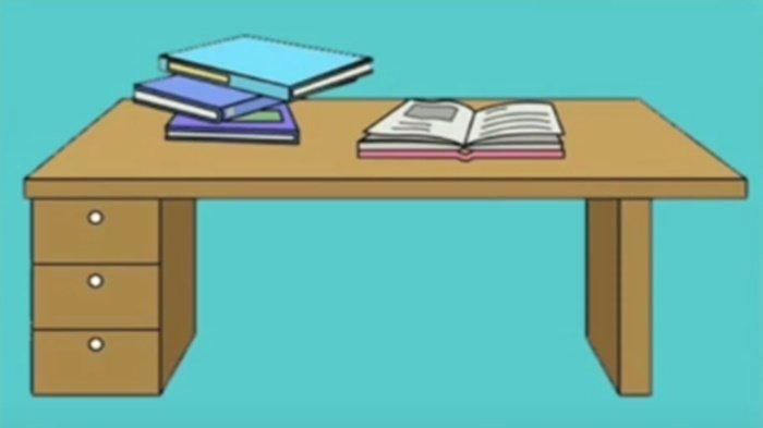 Gambar latihan soal Matematika kelas 2 SD BAB 4 semester 1 Kurikulum Merdeka, Posisi Benda dan Pola di Sekitar Kita.