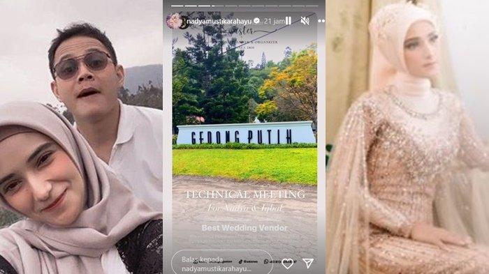 Gedung pernikahan Nadya Mustika dan Iqbal Fitrah Rosadi