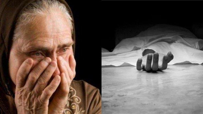 Gegara pergoki ada pencuri masuk rumahnya, seorang nenek tua tewas dicekik.