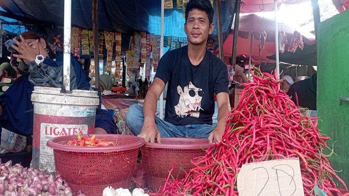 Harga cabai merah turun di Palembang 27 Desember 2025