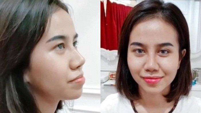 Mayang adik Vannesa Angel. Hasil operasi hidung Mayang membuat pangling lantaran tampak berhasil.