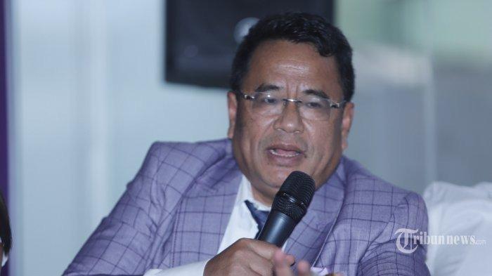 HOTMAN PARIS BEREAKSI - Pengacara Hotman Paris Hutapea menghadiri konferensi pers HUT ANTV ke-27 di Jakarta Pusat, Kamis (12/3/2020). Bareng Ridwan Kamil, Hotman Paris singgung soal video syur, Lisa Mariana bereaksi