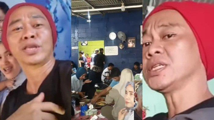 Inilah kondisi warung Nyak Kopsah semakin ramai usai viral masalah review jujur, didatangi dua artis.