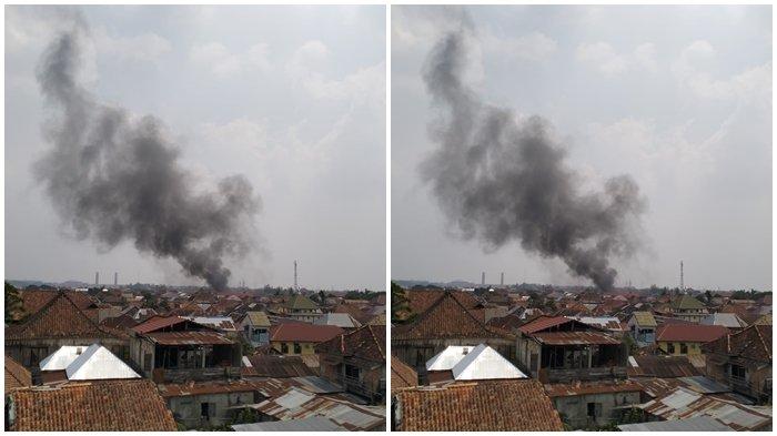 Insiden kebakaran terjadi di lorong Saudagar Yucing, Jl. H Faqih Usman Kelurahan 3-4 Ulu, Kecamatan Seberang Ulu I Kota Palembang, Senin (23/10/2023).