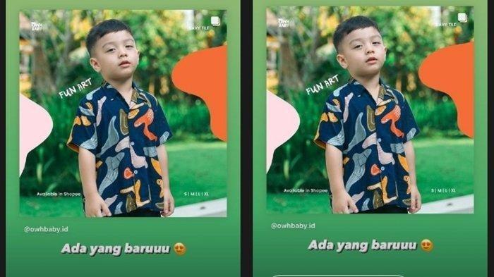 Irish Bella Memposting foto sang anak