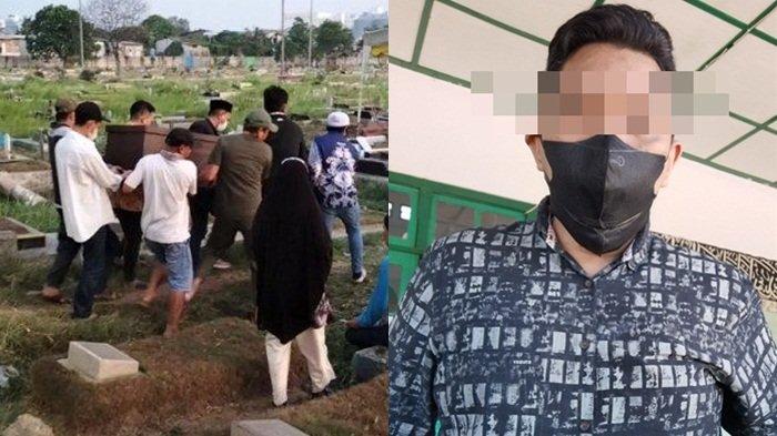 Jasad Hamka (kanan) di Koja dimakamkan bersama anaknya jadi satu peti.