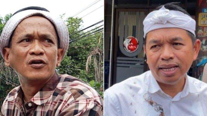 CUCU EKS BUPATI KECEWA - Irwansyah (51), seorang warga Kampung Gabus, Desa Srimukti, Tambun Utara, Kabupaten Bekasi, mengaku kecewa terhadap Gubernur Jawa Barat Dedi Mulyadi (kiri).