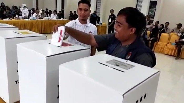 Simulasi pemilihan umum yang digelar KPU beberapa waktu lalu