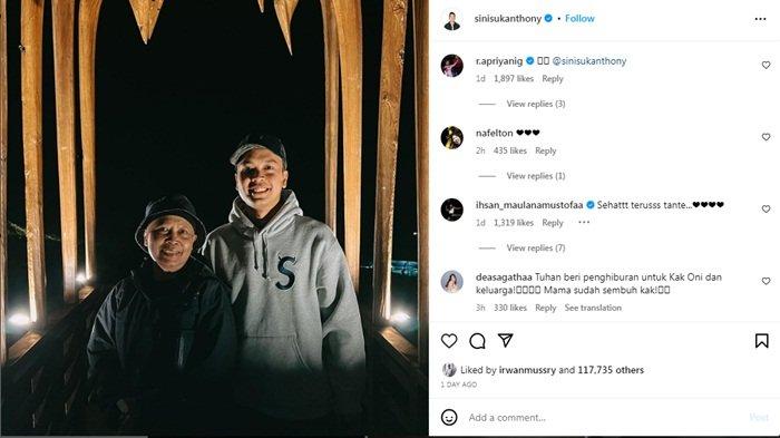 Kabar duka ibu Anthony Ginting meninggal dunia, unggahan terakhir jadi sorotan.