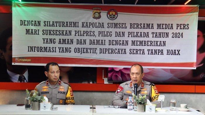 Kapolda Sumatera Selatan (Sumsel) Irjen Pol A. Rachmad Wibowo SIK mengadakan temu ramah tamah dengan para wartawan di Cafe & Resto Kang Tau, Jalan Bangau, Palembang, Kamis (30/11/2023) pagi.