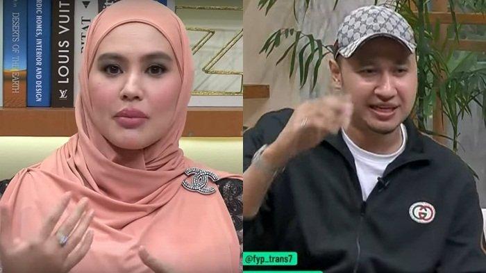 Kartika Putri dan Habib Usman saat jadi bintang tamu acara FYP Trans 7.