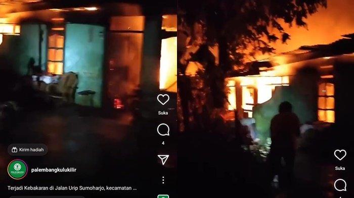 Kebakaran besar terjadi di kawasan asrama TNI AD Ajen yang berada di Sekojo tepatnya di jalan Urip Sumoharjo, Jumat malam (24/5/2024).