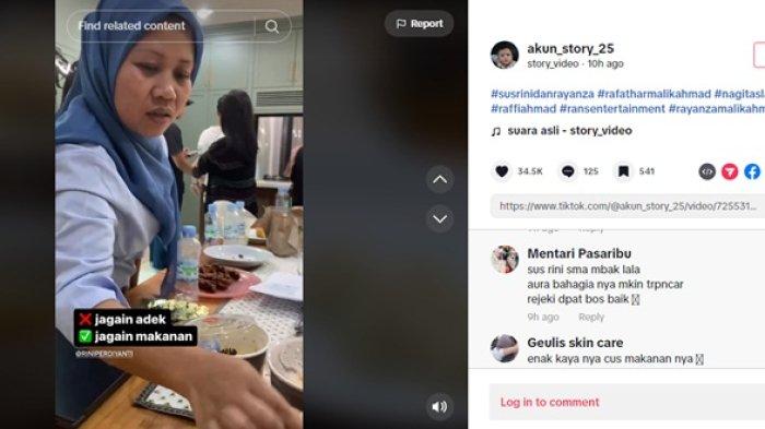 Kelakuan Sus Rini saat Nagita Slavina kerja disorot