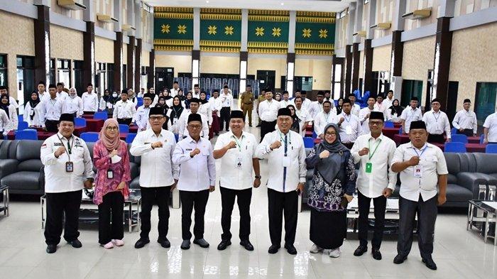 Kemenag Provinsi Sumsel)bekerjasama dengan Pemprov Sumsel menggelar Seleksi PHD tahun 2024 di Asrama Haji Palembang, Selasa (30/1/2024).