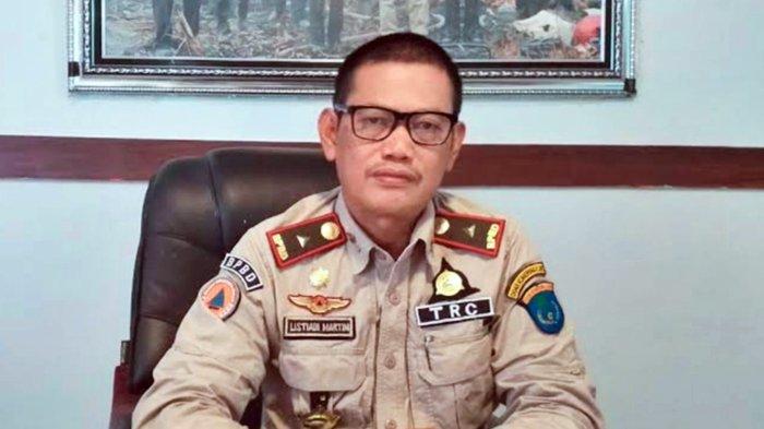 Kepala Badan Penanggulangan Bencana Daerah (BPBD) Kabupaten OKI, Listiadi Martin.