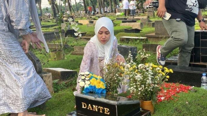 Kesedihan Tamara Tyasmara saat lebaran perdana tanpa Dante.