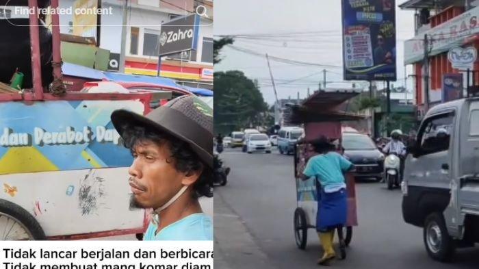 Kisah Komar jual perabot keliling demi urus kakak stroke, punya keterbatasan bicara, sering ditipu