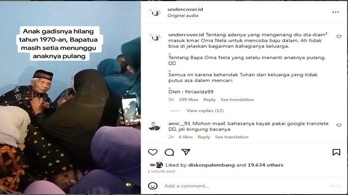 Kisah mengharukan seorang anak perempuan bertemu sang ayah usai 47 tahun hilang.