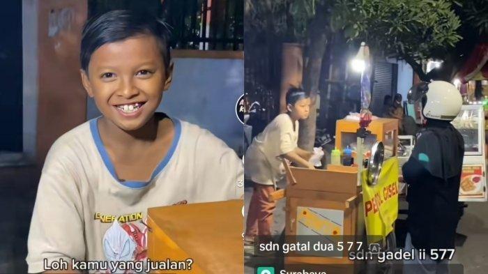 Kisah Ridho Bocah 12 Tahun Dagang Pentol Karena Orangtua Cerai, Cari Uang Demi Sekolah, Tetap Ceria