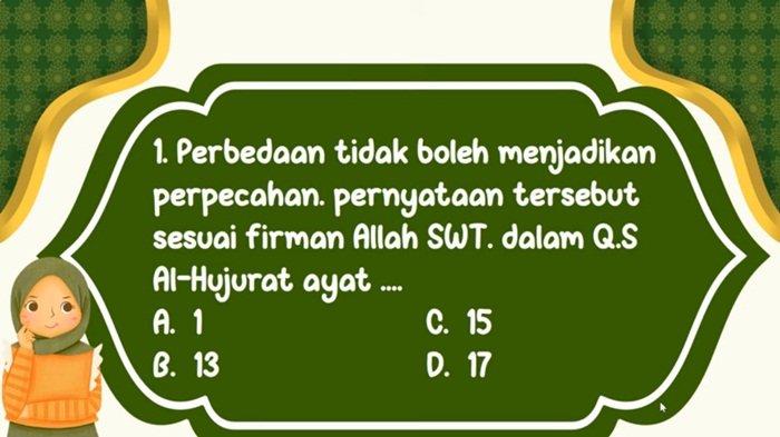 Kisi kisi soal ulangan semester kelas 4 sd