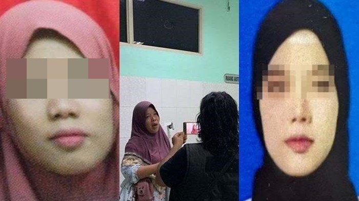 Kolase foto kakak ipar racuni adik ipar di Palembang.
