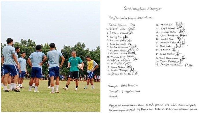 Latihan Sriwijaya FC dan pernyataan pemain bakal mogok main lawan PSPS