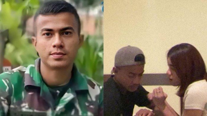 Kolase kebersamaan Pratu Andi dan kekasih Manja Mooy