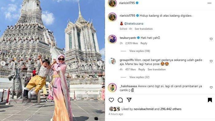 Komentar Teuku Ryan ditinggal Ria Ricis liburan bareng Moana
