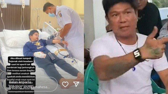 Kondisi pilu anak Andika Mahesa yang kini berada di RS