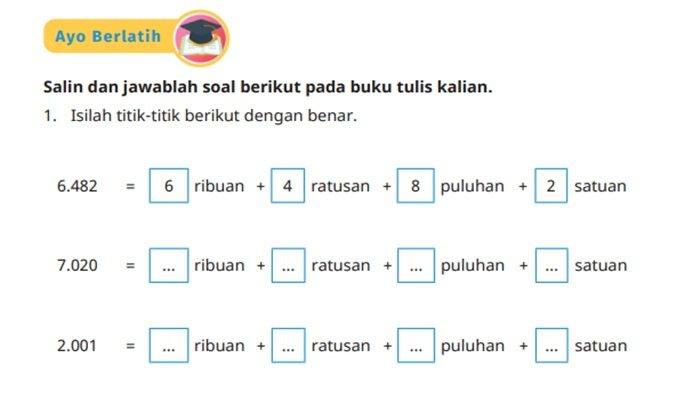 Kunci Jawaban Soal Matematika Kelas 4 SD Halaman 27-28 Semester 1 ...