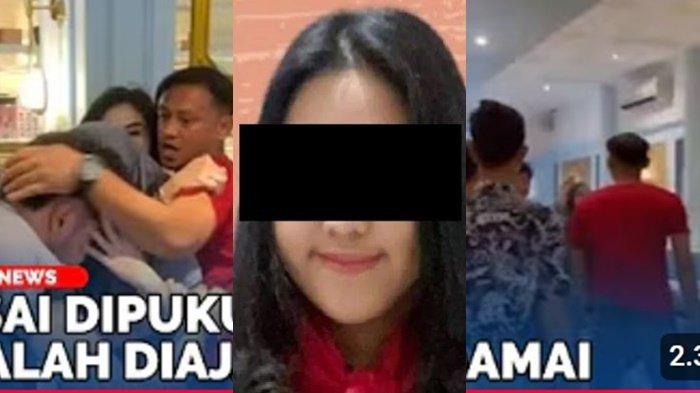 Lady Aurellia Pramesti (tengah), wanita yang tengah disorot dan diduga terseret dalam kasus penganiayaan dokter koas di Palembang