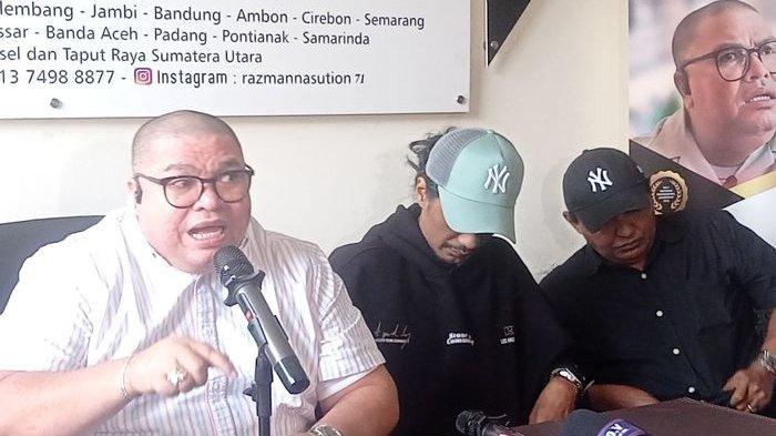 RAZMAN PANGGIL LOLLY - Kuasa hukum Vadel Badjideh, Razman Arif Nasution saat ditemui di Polres Jakarta Selatan, Senin (7/10/2024). Lolly terancam dilaporkan Vadel Badjideh, Razman Nasution beri 1 kesempatan