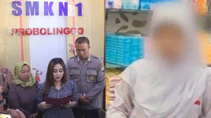 Luluk meminta maaf atas perbuatannya di SMKN 1 Kota Probolinggo karena sudah membentak seorang siswi magang.