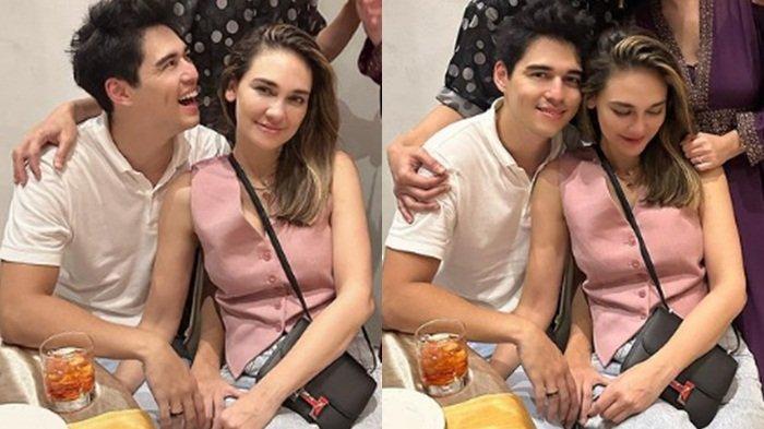 Momen Luna Maya (kanan) dan Maxime Bouttier (kanan) tampil mesra hingga membuat tanda tanya besar soal hubungan spesial.