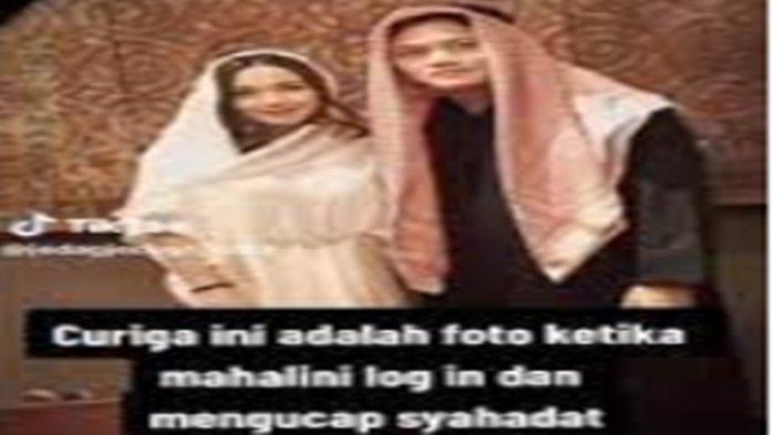 Mahalini diduga mualaf