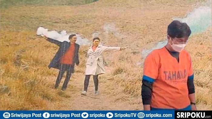 Manajer WO jadi tersangka kebakaran di Bromo, terkuak sosok calon pengantin wanita gadis Palembang.