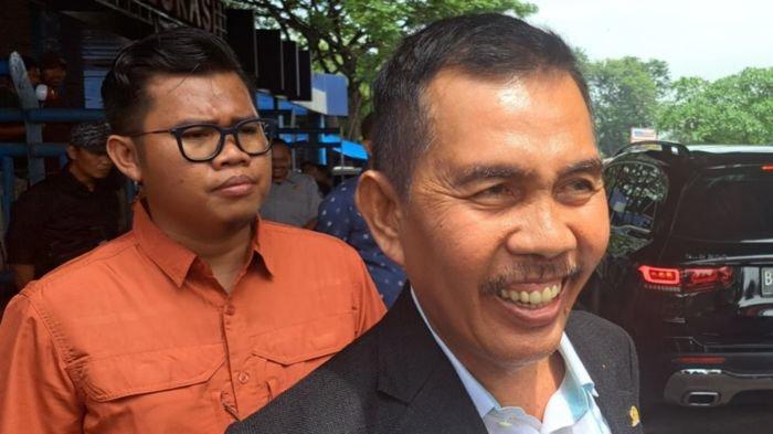 Mantan Wakil Gubernur Sumsel periode 2013 hingga 2018, H Ishak Mekki (kanan) digadang-gadang sebagai salah satu sosok yang akan mencalonkan diri sebagai Gubernur Sumsel, Sabtu (15/7/2023).