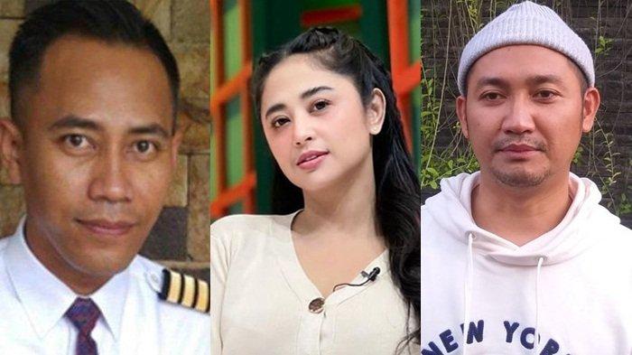 Masalah dengan Angga Wijaya (kanan) menjadi pelajaran bagi Dewi Perssik (tengah) untuk Rully (kiri) sang pujaan hati.