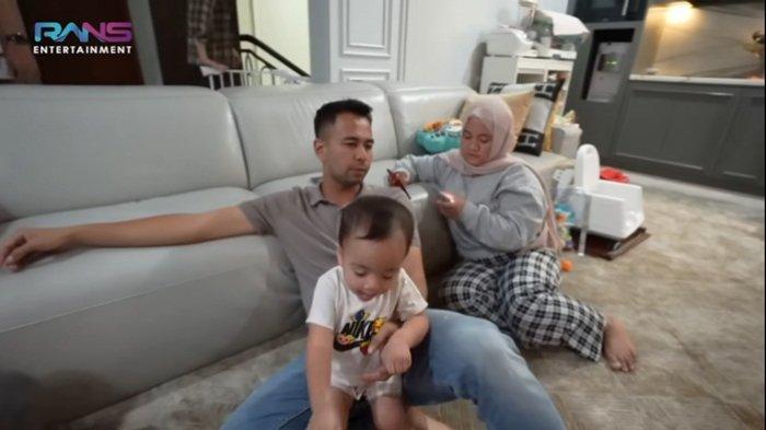 Momen Raffi Ahmad dan pengasuh Rafathar, Mbak Lala.
