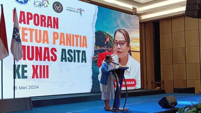 Musyawarah nasional Asita di Batam, Kepulauan Riau, pada Kamis (16/5/2024).