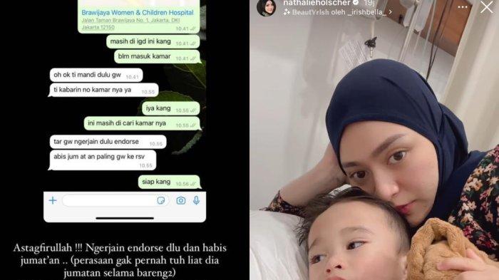 Nathalie Holscher bongkar chat Sule