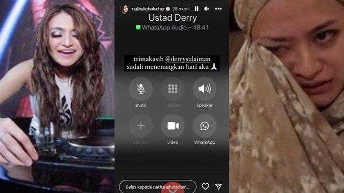 Nathalie Holscher pamer curhat ke Ustaz Derry Sulaiman