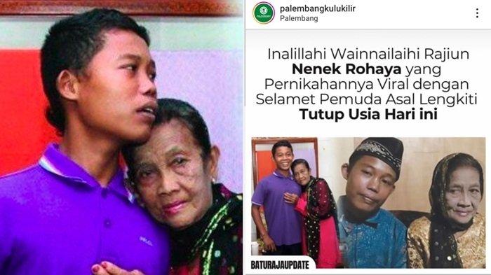 Nenek Rohaya istri Slamat dikabarkan meninggal dunia, Rabu (6/9/2023) siang pukul 11.30 WIB.