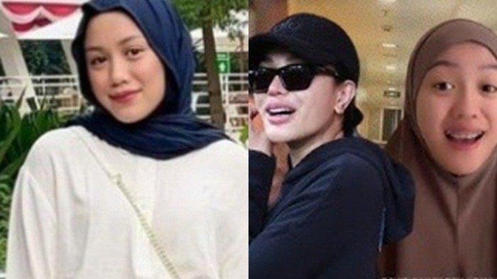 Nikita Mirzani (kanan). Muncul Pasca Disembunyikan Nikita Mirzani, Penampilan Lolly Dikua