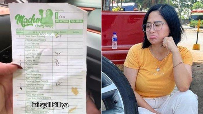 Food Vlogger dan Seleb TikTok, Nurida Farhan dikecam karena doxxing sesama food vlogger Codeblu imbas membela pemilik Warung Nyak Kopsah, Sabtu (23/9/2023) malam.