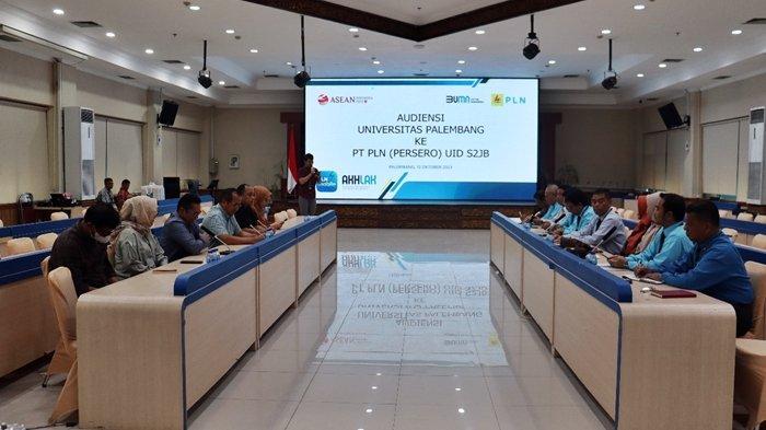 PLN UID S2JB melebarkan sayap untuk memperluas kontribusi di bidang pendidikan melalui penjajakan kerjasama dengan Universitas Palembang.