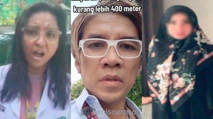 Pasca fakta dibongkar dosen Fladiniyah (tengah) kini dokter muda (kiri) banjir dukungan setelah dihujat karena omongan Maya Sylvia (kanan).