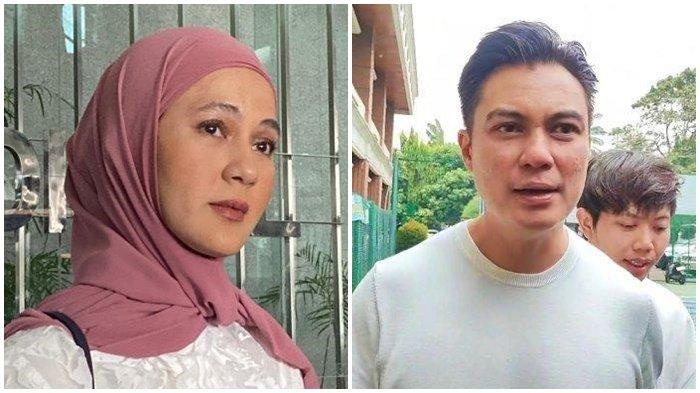 MINTA BANTU HOTMAN - Selebritas Paula Verhoeven tiba di Gedung Komisi Yudisial, Jakarta Pusat, Kamis (17/4/2025)(kiri). Potret Baim Wong saat menghadiri putusan sedang cerai di Pengadilan Negeri Jakarta Selatan beberapa waktu lalu (kanan). Paula kini meminta bantuan Hotman Paris setelah adukan hakim ke KY. Minta saran soal hukum.