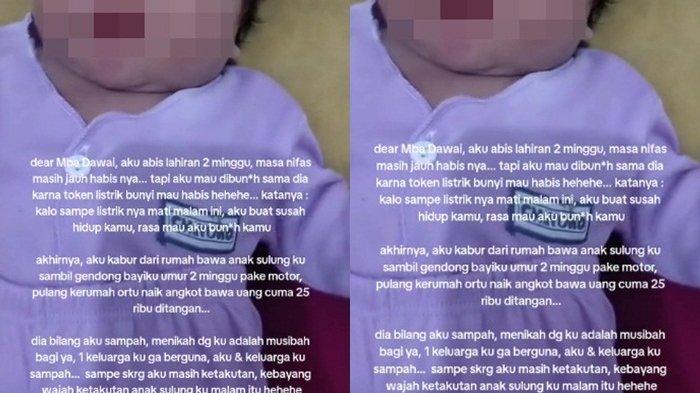 Perkara token listrik hampir habis, seorang suami tega ancam bunuh istri (TikTok/katesgantunggg)